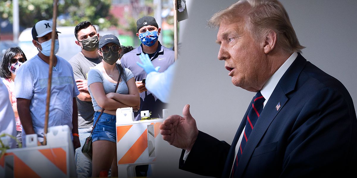 Trump advierte que la pandemia empeorará en EE.UU. e insiste en el uso de tapabocas