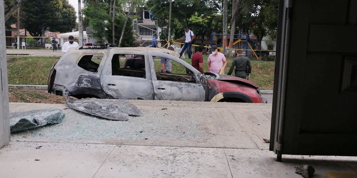 Atentan con granada vehículo del gobernador indígena, Cristian Toconas en Jamundí