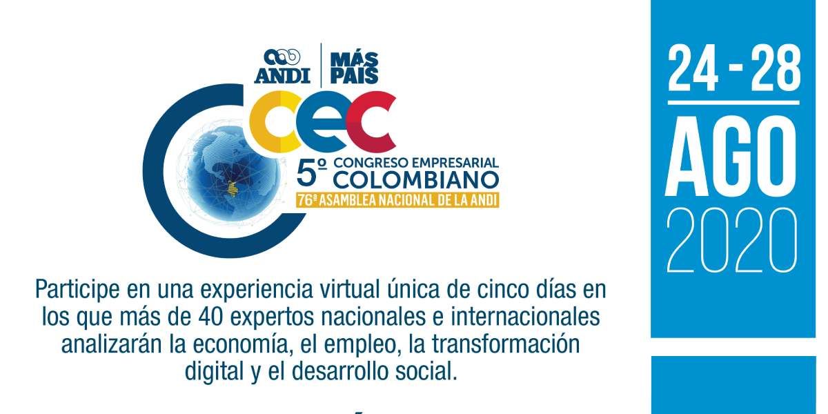 La ANDI presenta su 5° Congreso Empresarial Colombiano y 76ª Asamblea Nacional