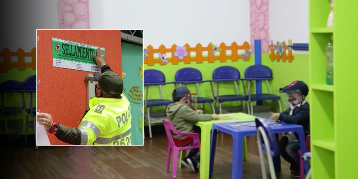 Sellan jardín infantil por prestar servicio en pleno pico de la pandemia en Usaquén