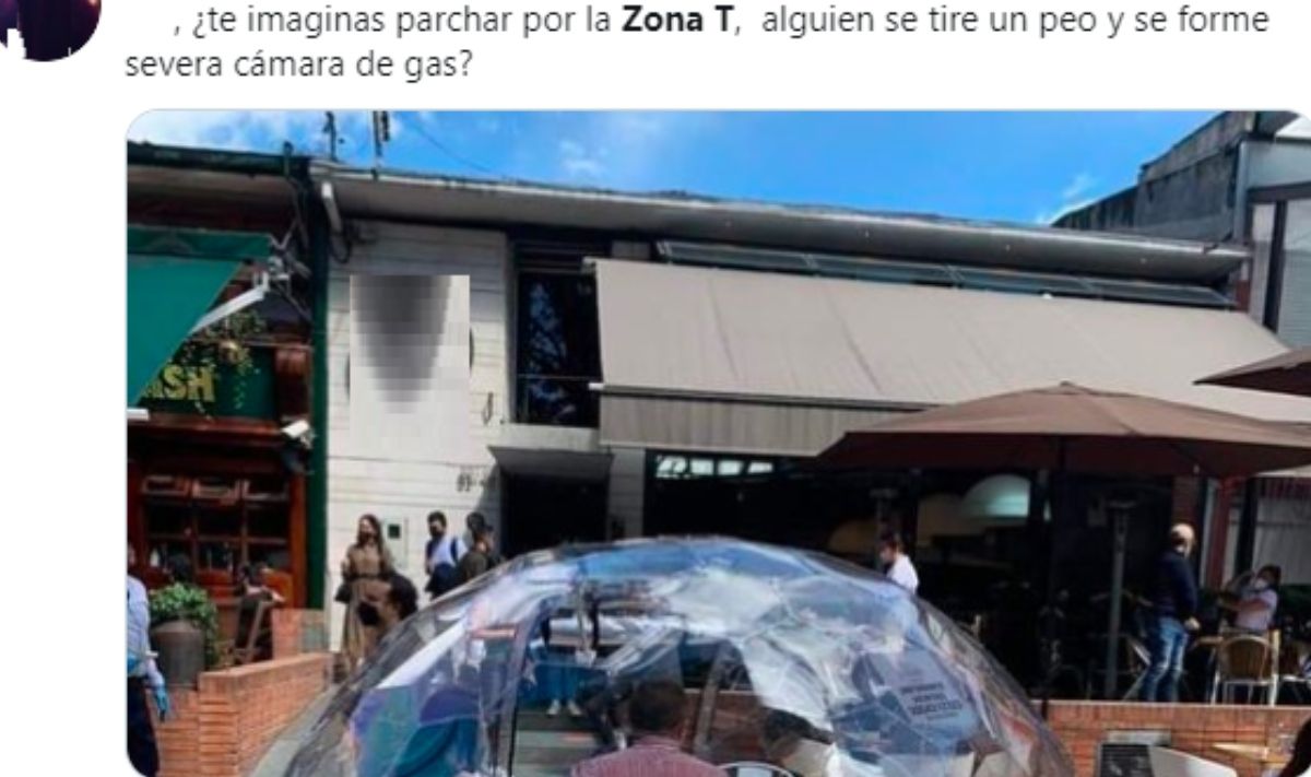 “Como para un mal olor”, dicen por cubículo de restaurantes ubicado en Bogotá