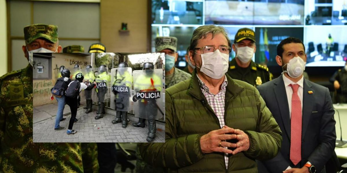 Protestas Bogotá Policía