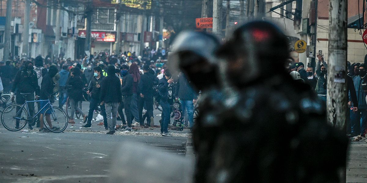 veeduría distrital disturbios Bogotá