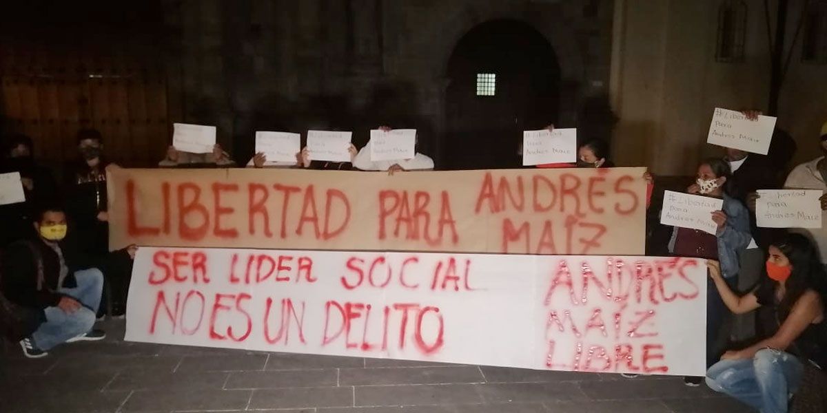 Protestas Andrés Maíz Popayán