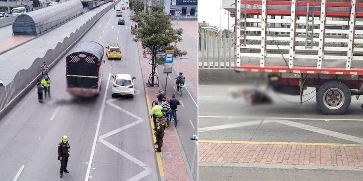 Accidente ciclista Bogotá