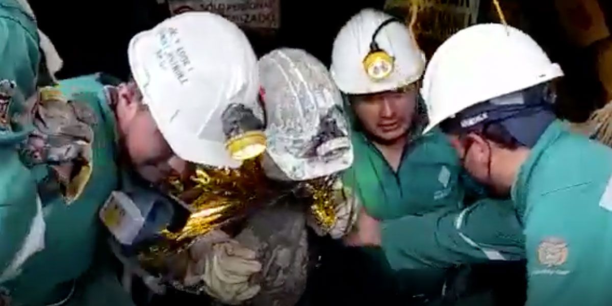 Mineros rescatados Tuta