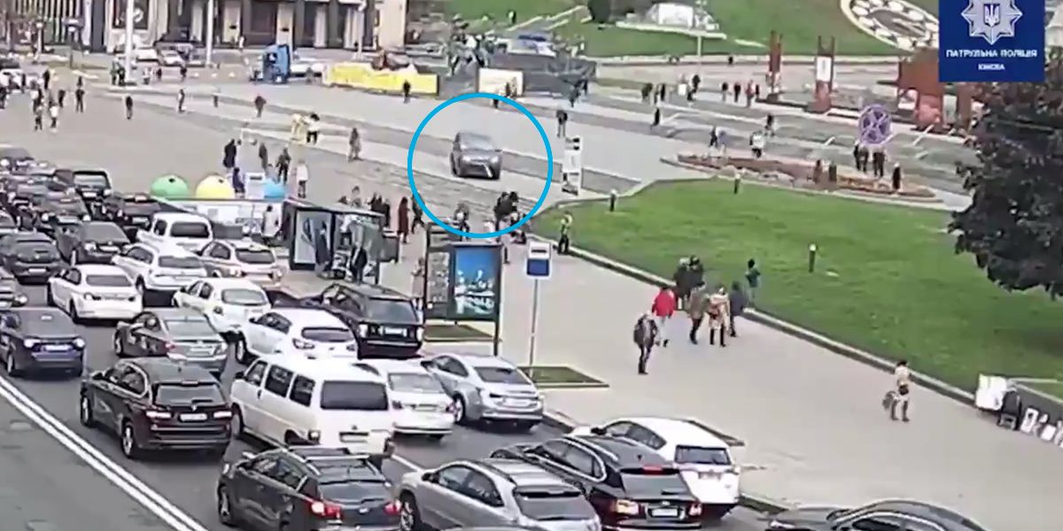 Ucrania camioneta atropella a personas