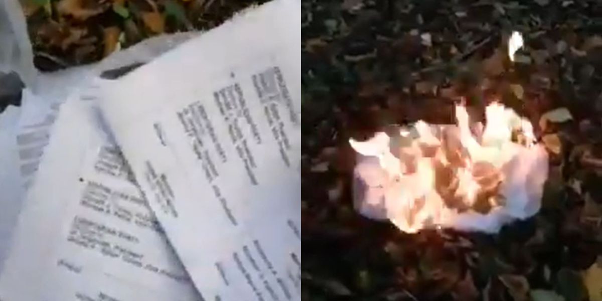 video informacion falsa queman papeletas trump elecciones estados unidos