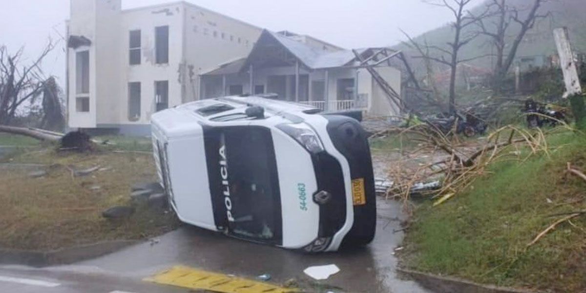 Devastador panorama en Providencia por paso del huracán Iota