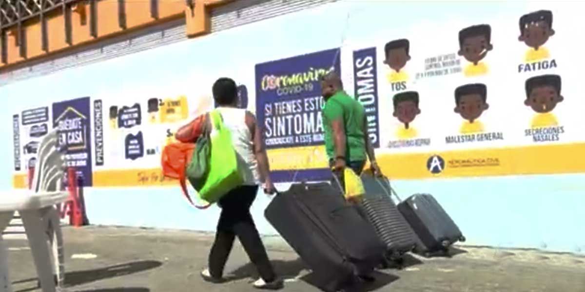 Turistas varados en San Andrés