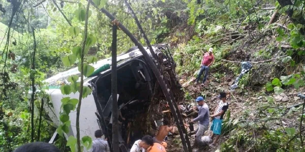 Accidente bus Bucaramanga San Alberto
