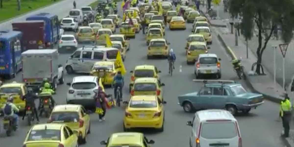 Bogotá Paro de taxistas Taxis