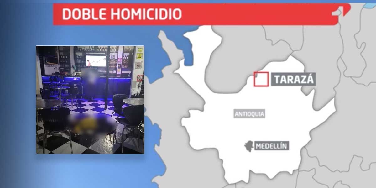 Asesinan a dos hombres en una discoteca de Tarazá, Antioquia