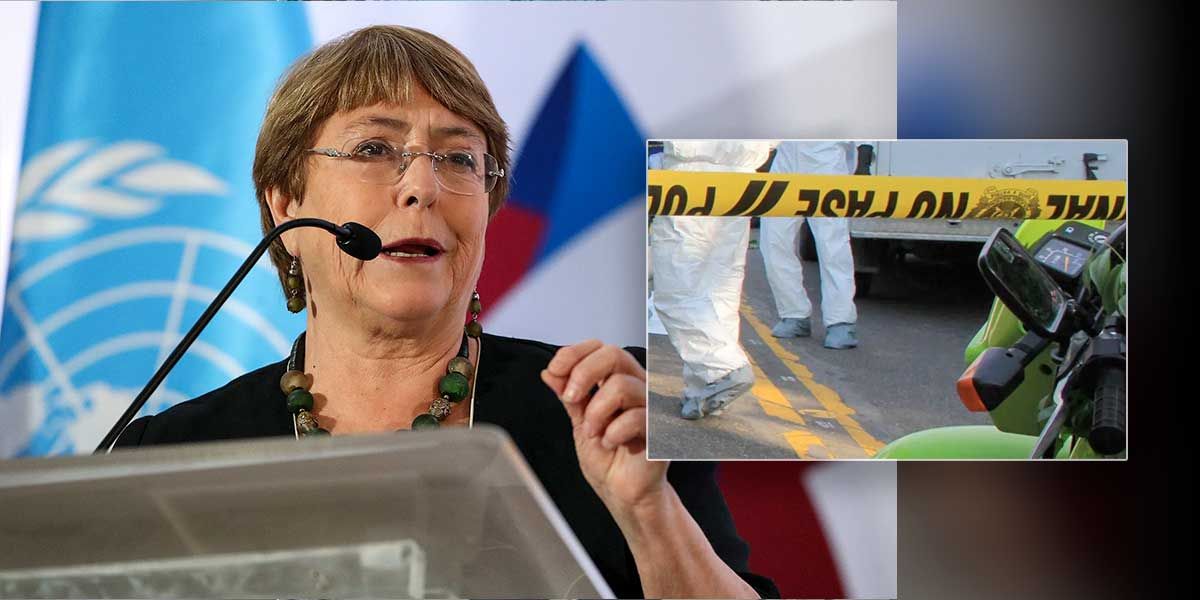 Michelle Bachelet rechaza el asesinato de 120 defensores de derechos humanos en Colombia