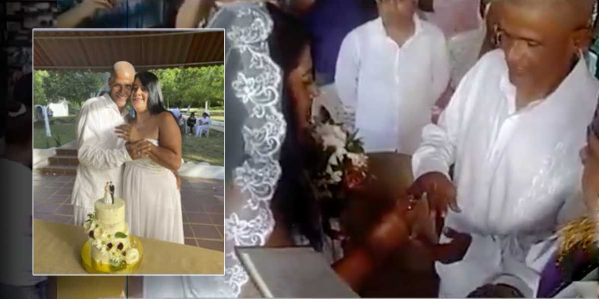Matrimonio de dos exhabitantes de la calle en Barranquilla, una historia de amor