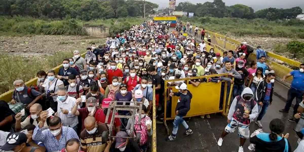 Venezolanos Frontera Migración