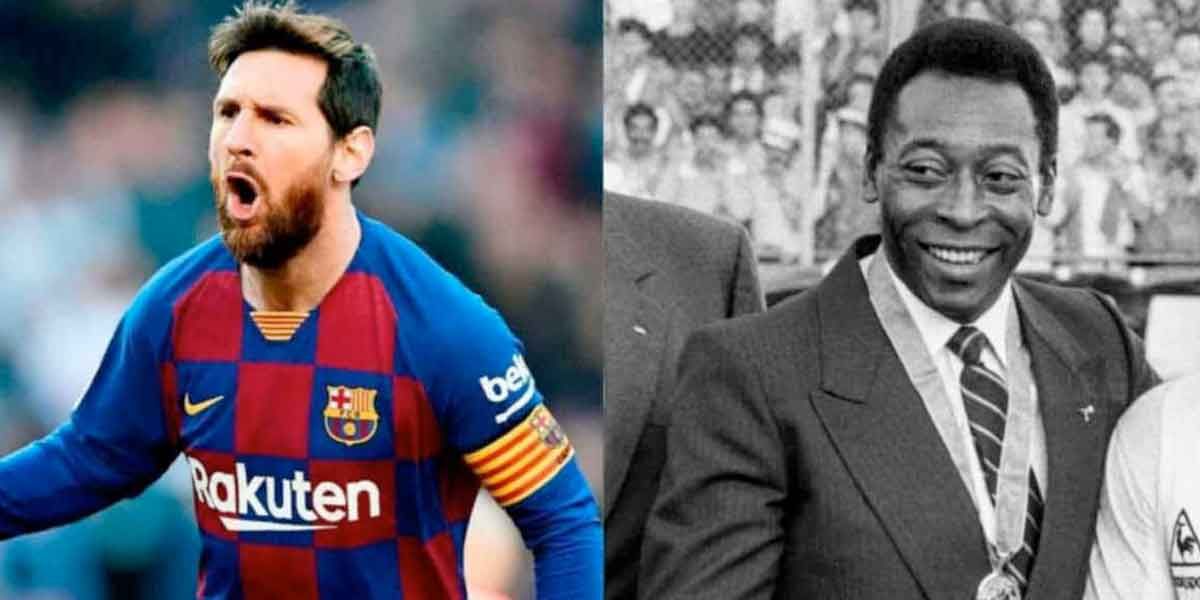 Leonel Messi Pelé Fútbol Goles Record