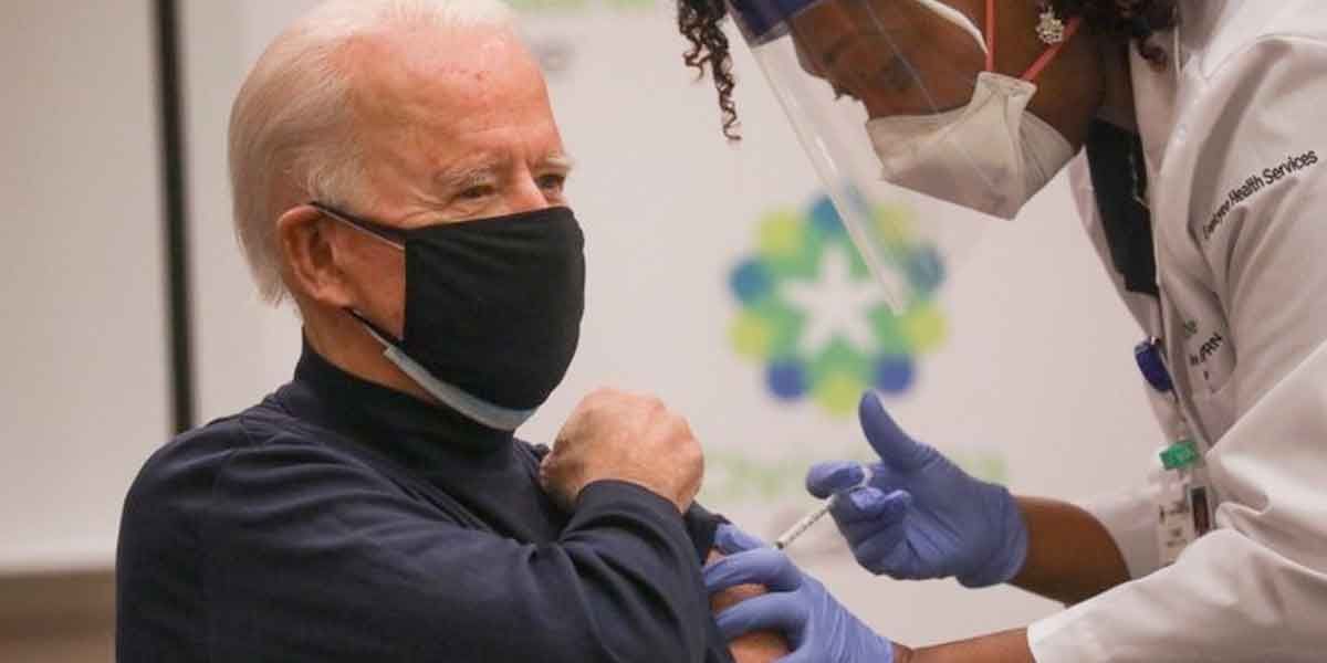Biden recibe vacuna COVID-19
