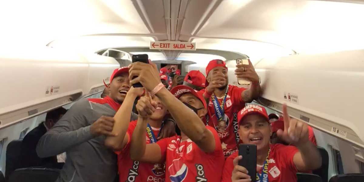 Video: Así celebraron el triunfo los jugadores del América de Cali