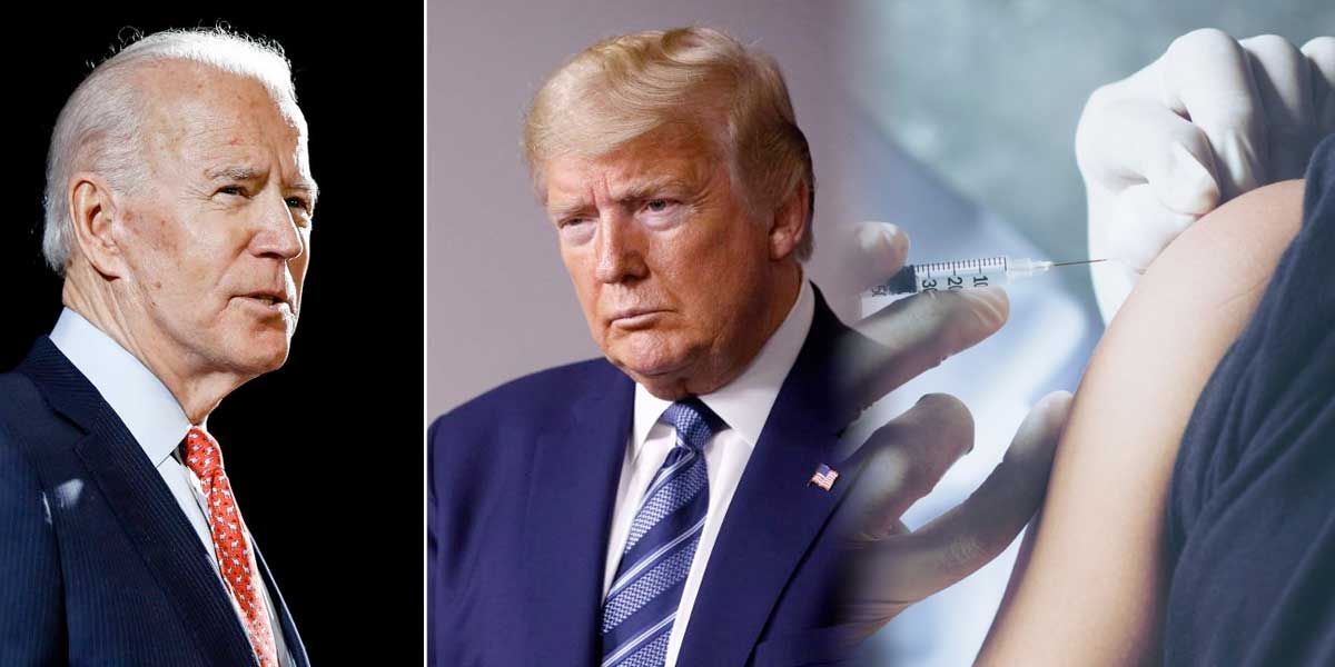 Donald Trump Joe Biden Vacuna COVID-19 Estados Unidos