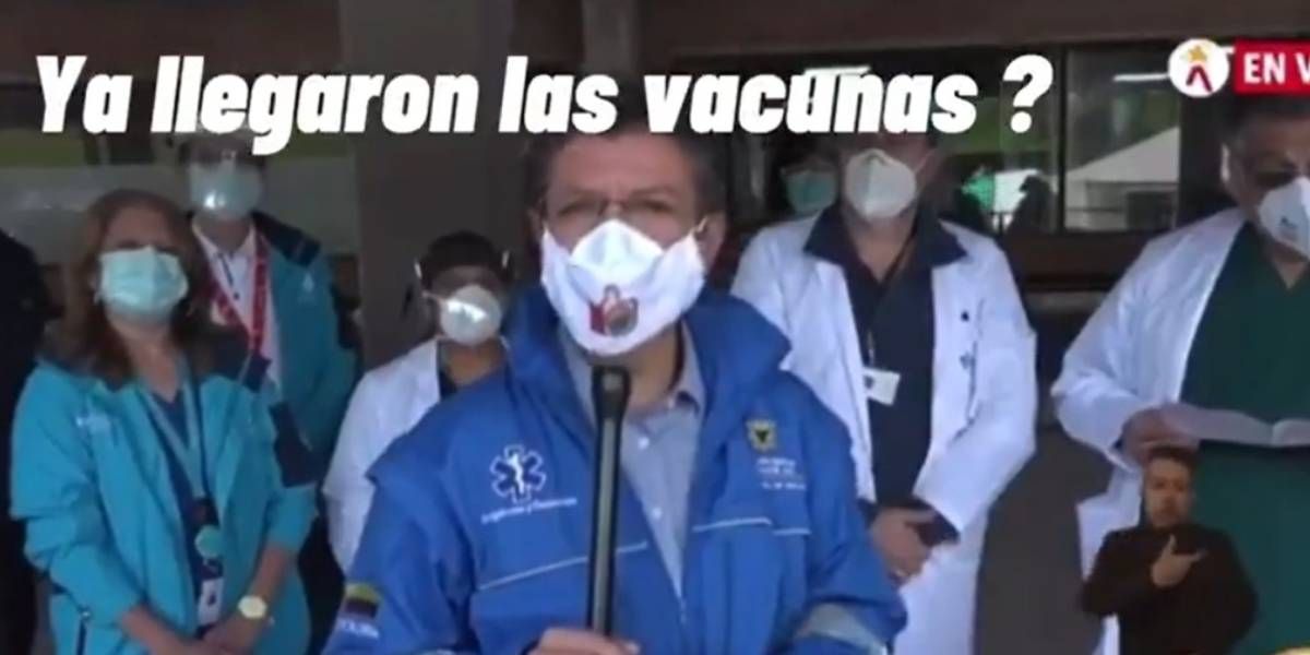 Claudia López dijo que ya estaban vacunando en Bogotá