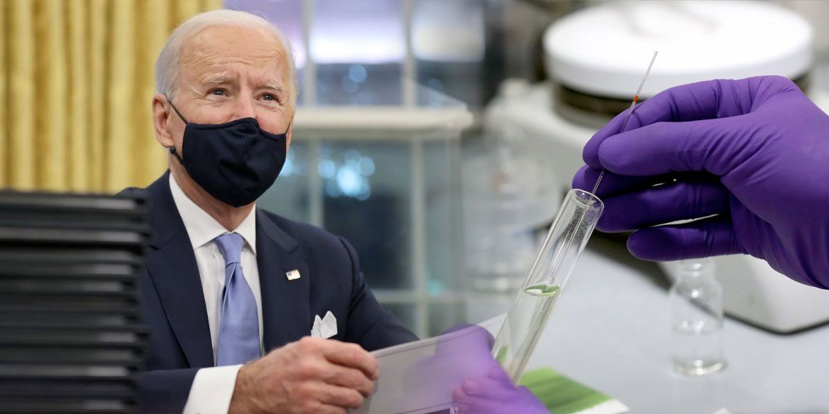 Biden ordena prueba COVID-19 cuarentena EE. UU.