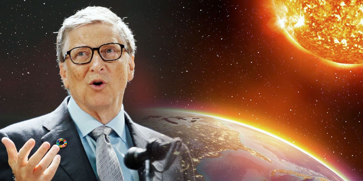 Bill Gates financia proyecto que buscaría tapar el Sol para enfriar la Tierra