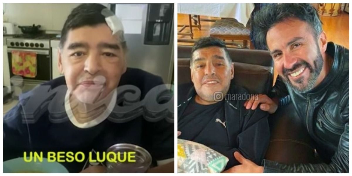 Revelan el último video con vida de Maradona