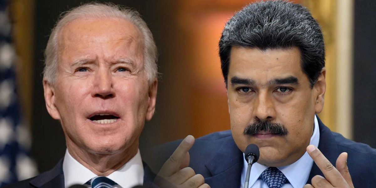 Joe Biden Nicolás Maduro Venezuela Estados Unidos