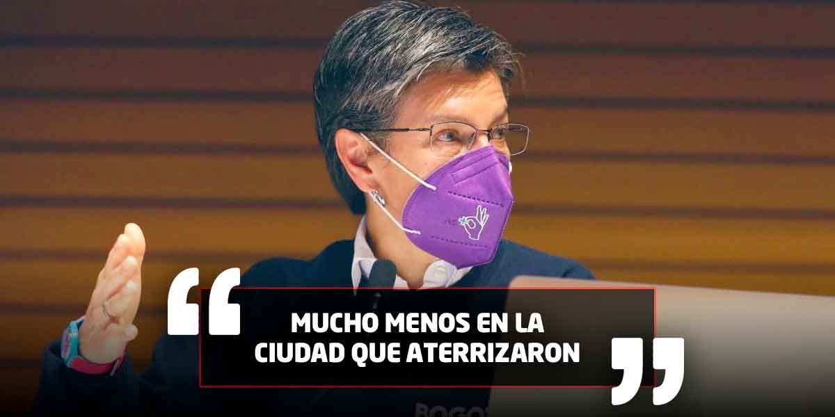 Claudia López pide que no haya retrasos en distribución de vacunas para Bogotá