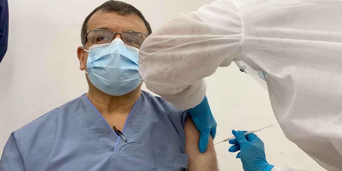 Primer vacunado en Guaviare