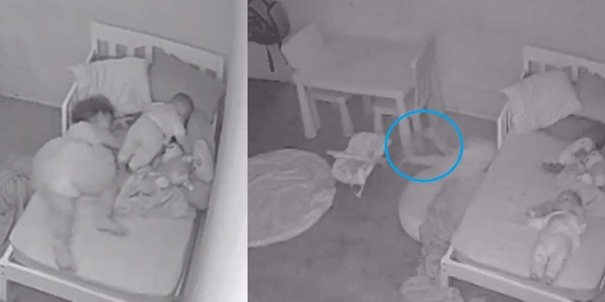 josh dean video viral bebe arratrasda por fantasma ente paranormal