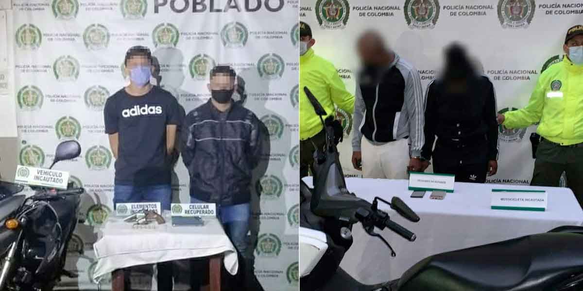 Capturan a ocho delincuentes dedicados al hurto en Medellín
