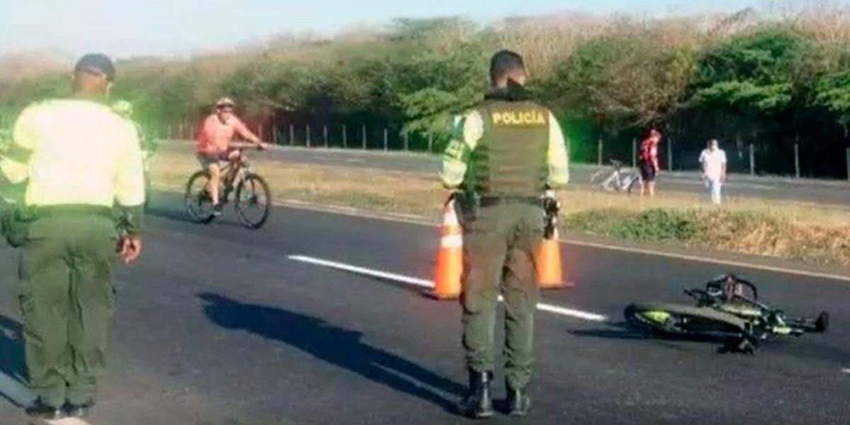 Ciclista fallecido en Barranquilla