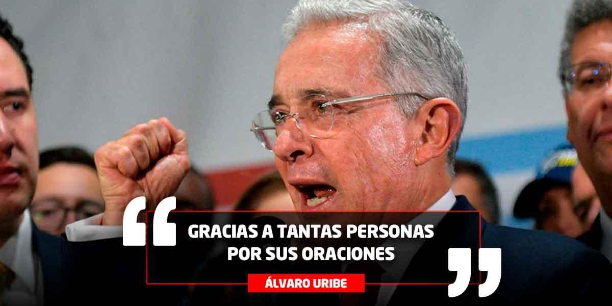 Álvaro Uribe se pronuncia ante solicitud de preclusión de investigación en su contra