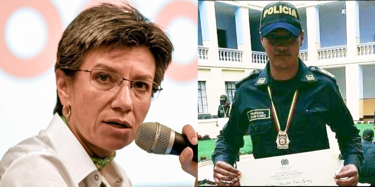Claudia López lamente muerte de policía