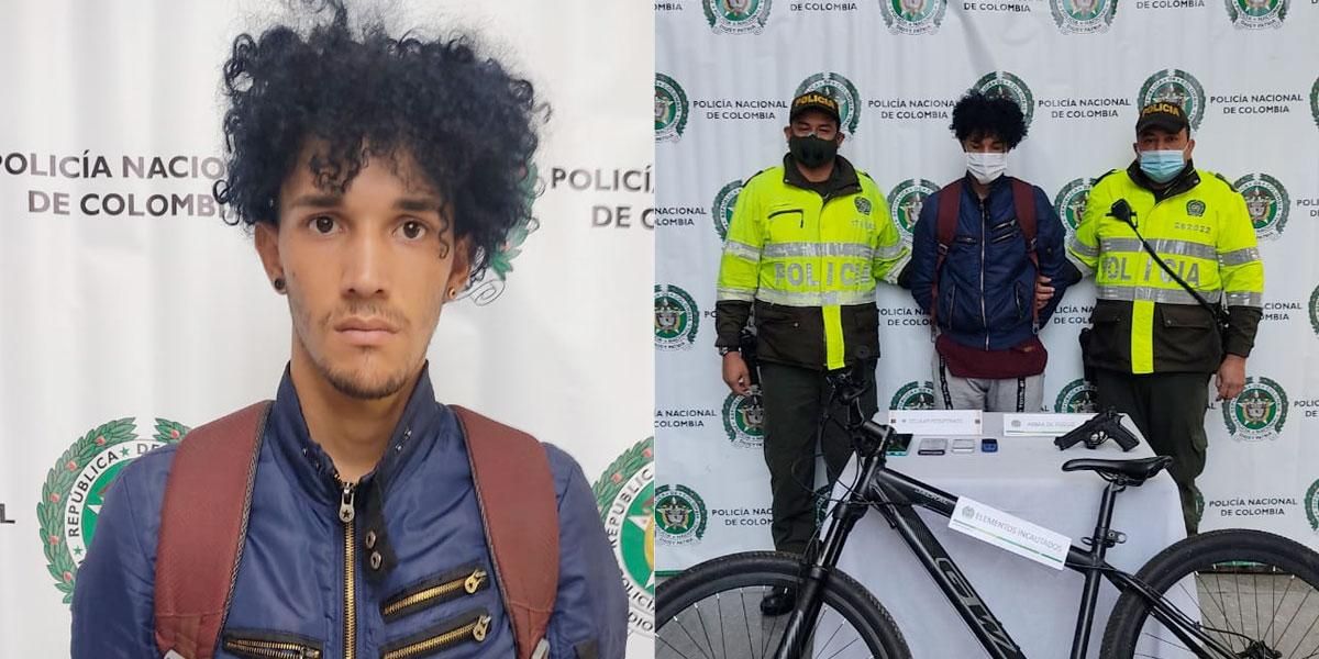 Capturan a un venezolano con arma de fuego tras cometer robo en Bogotá