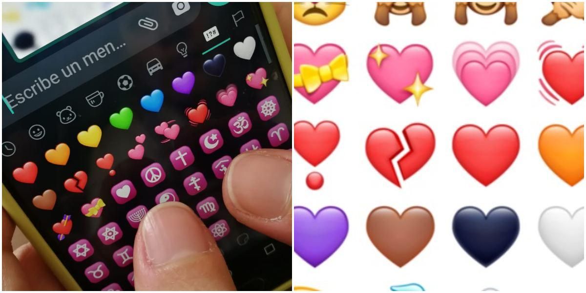 Qué significan los emojis de corazones de WhatsApp