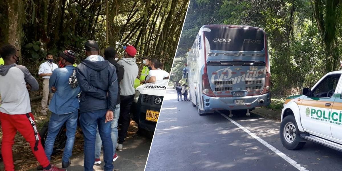 Migración detectó a extranjeros que se movilizaban en buses de forma irregular por el país