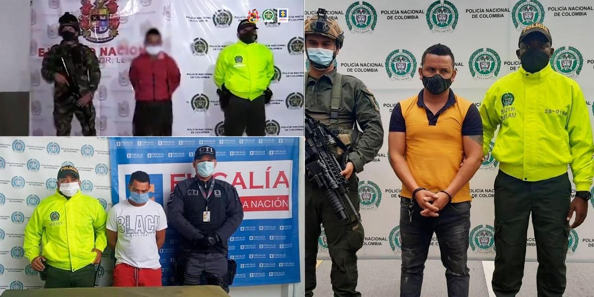 Capturan presuntos responsables de homicidios en Sucre, Cauca y Valle del Cauca