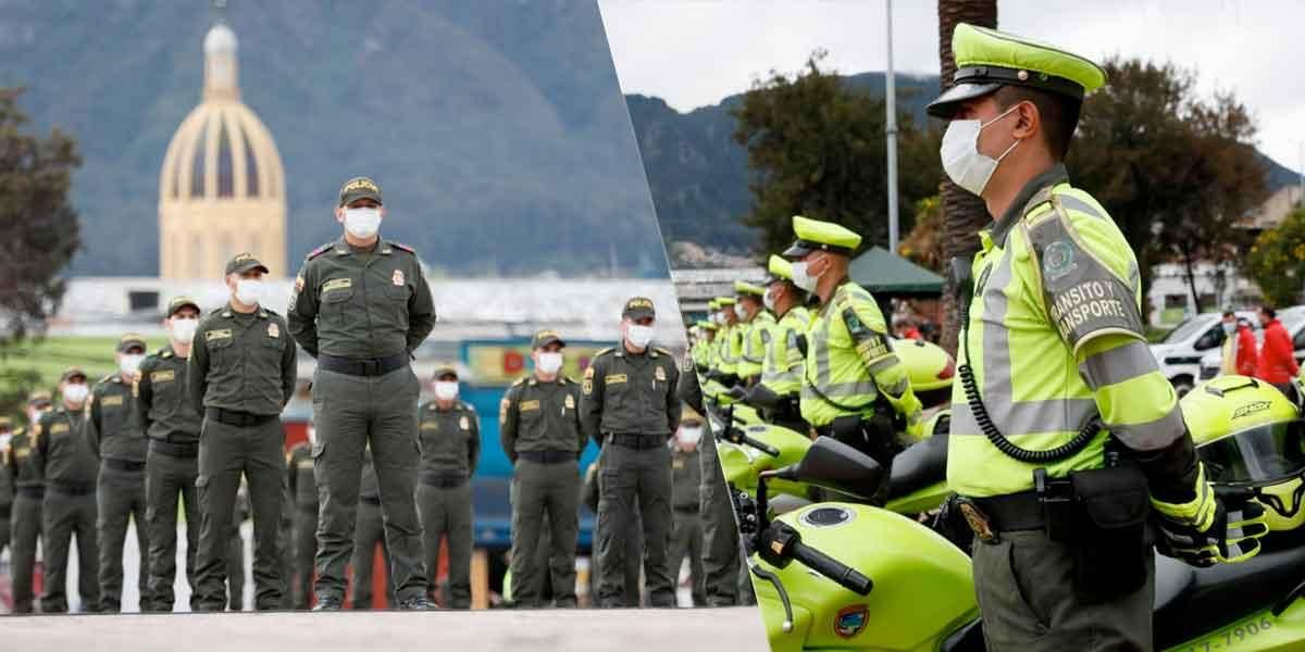 Llegan 214 policías para reforzar la seguridad en Bogotá