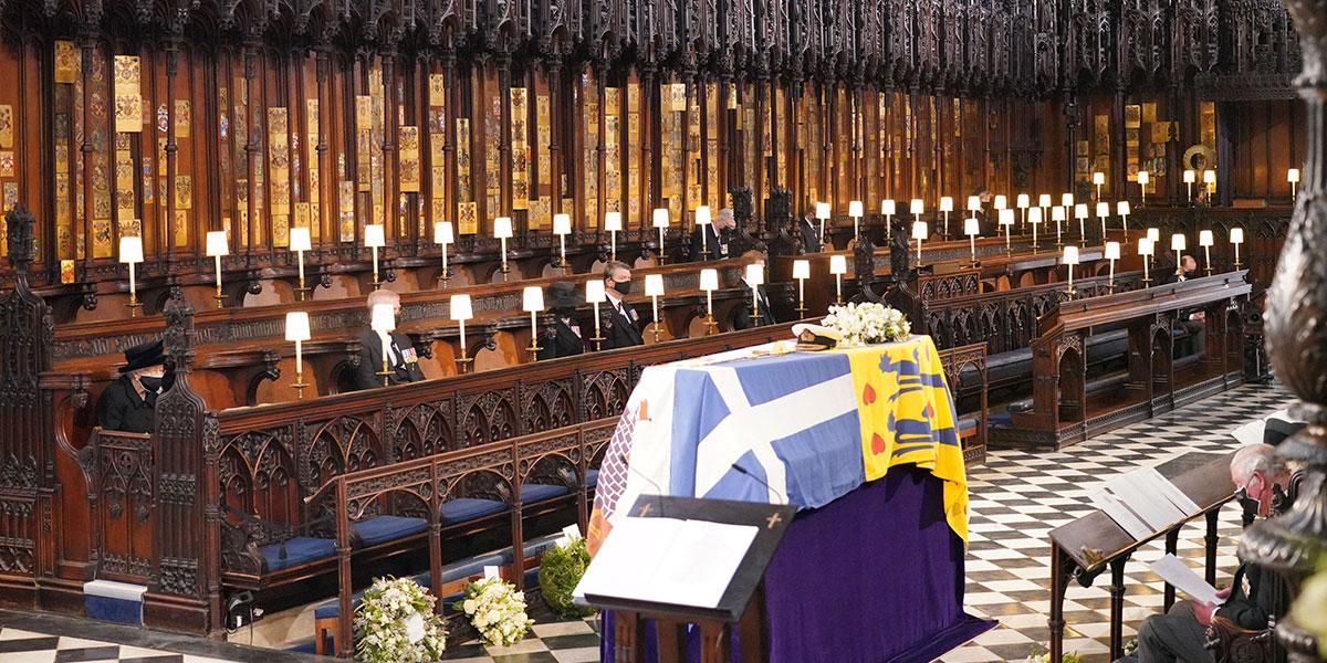 Reina Isabel despidió al Príncipe Felipe en un funeral discreto y solemne