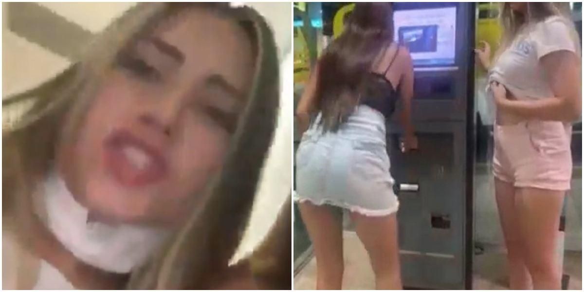 Sara Blonde video porno centro comercial Cacique Bucaramanga