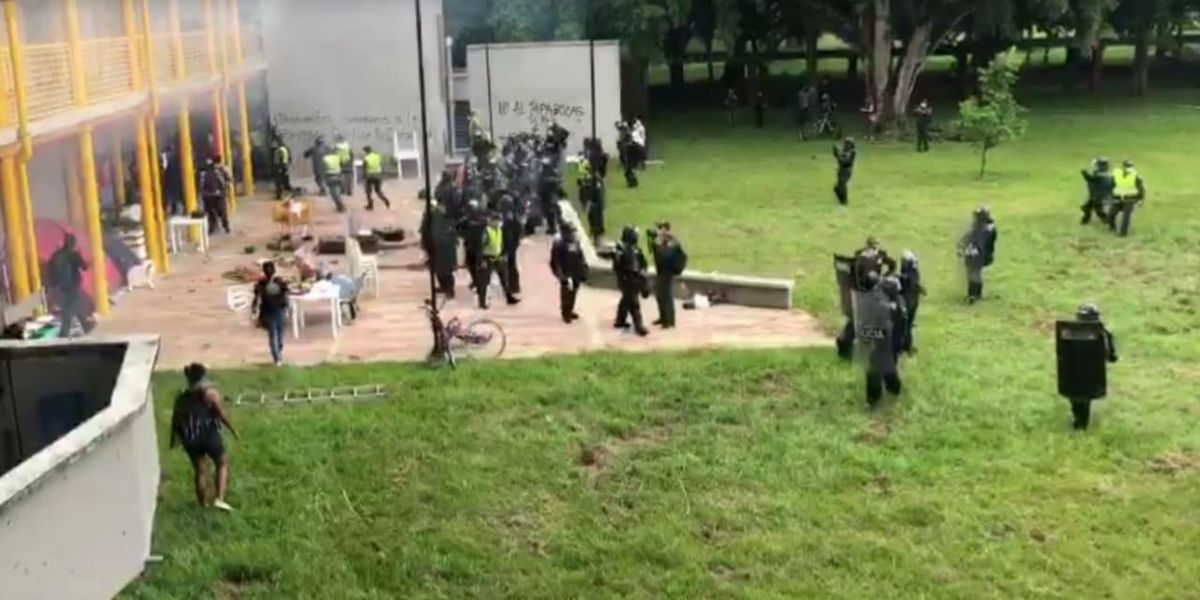 Fuertes disturbios en la Universidad del Valle