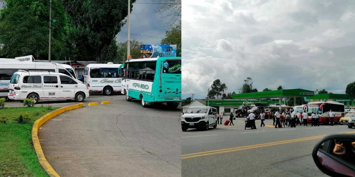 Conductores de servicio público en Popayán completan seis horas de paro