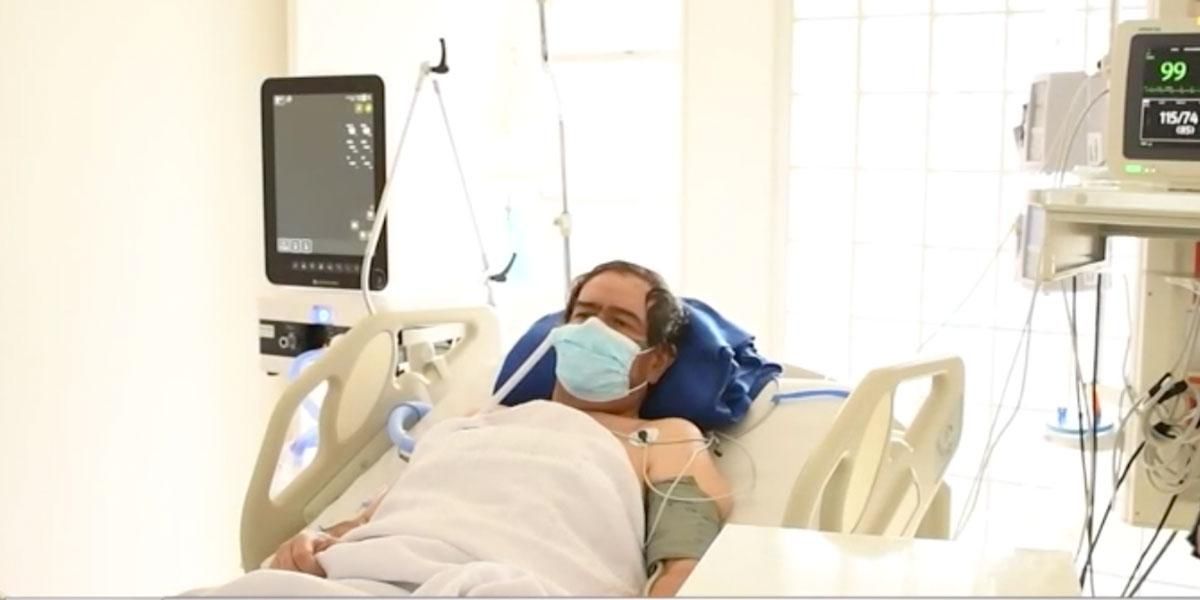 El drama de Guillermo Escobar, de 60 años, a quien el COVID-19 le dejó una neumonía