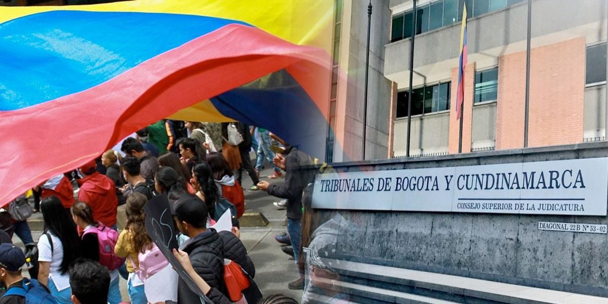 Rechazo contra la decisión del Tribunal de Cundinamarca sobre aplazamiento de marchas