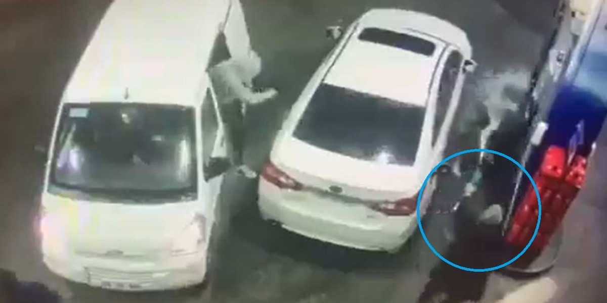 video viral abuelo rocia gasolina a ladrones