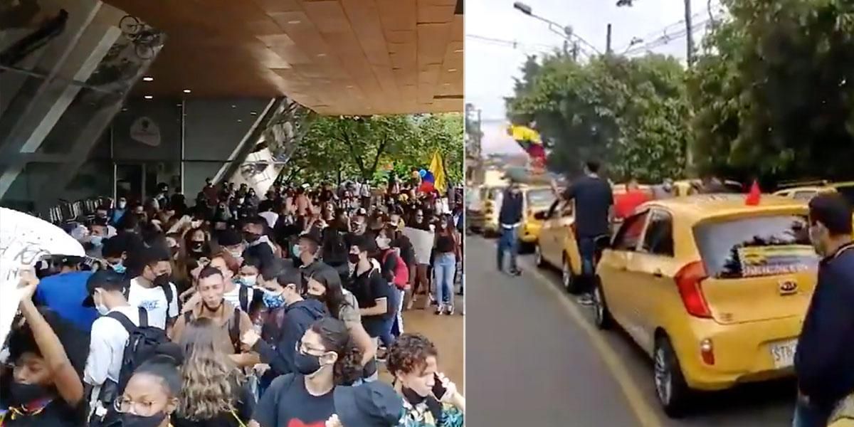 Medellín vive nueva jornada de paro, hay vías bloqueadas