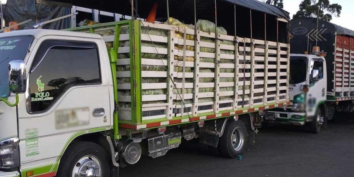 105 mil toneladas de carga llegaron a los principales centros de acopio del Valle del Cauca con apoyo de la Fuerza Publica